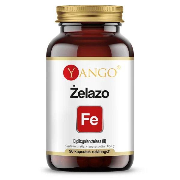 Yango Żelazo, diglicynian żelaza, 90 kapsułek