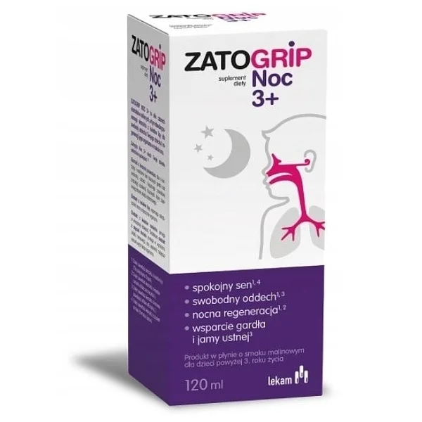 Zatogrip Noc 3+ płyn, 120 ml