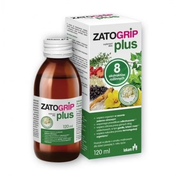 Zatogrip Plus syrop 120 ml