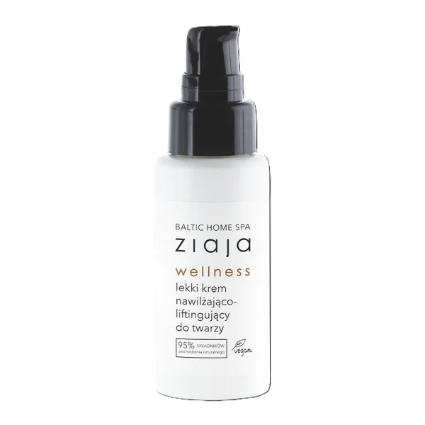Ziaja Baltic Home Spa Wellness, lekki krem nawilżająco-liftingujący do twarzy, 50 ml
