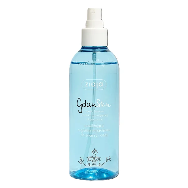 Ziaja GdanSkin, nawilżająca mgiełka zapachowa do twarzy i ciała, 200 ml