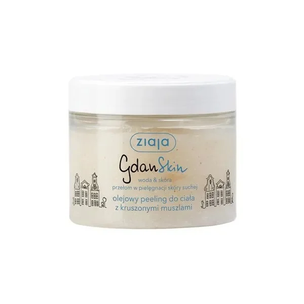 Ziaja GdanSkin, olejowy peeling do ciała z kruszonymi muszlami, 300 ml