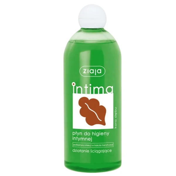 Ziaja Intima, płyn do higieny intymnej, działanie ściągające, 500 ml