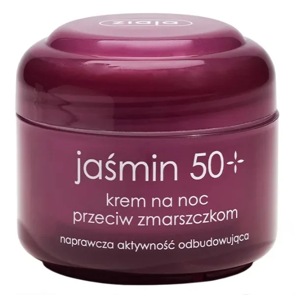 Ziaja Jaśmin, krem przeciw zmarszczkom 50 , na noc, 50 ml