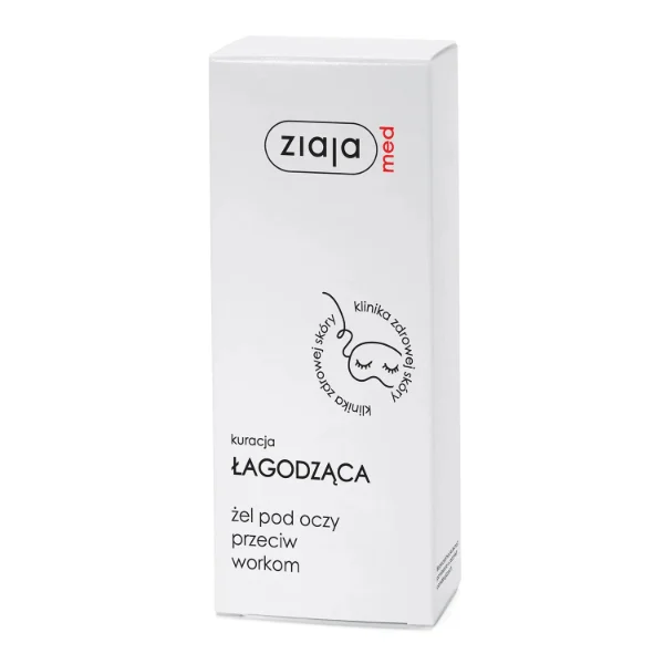 Ziaja Med Kuracja łagodząca, żel pod oczy przeciw workom, 15 ml