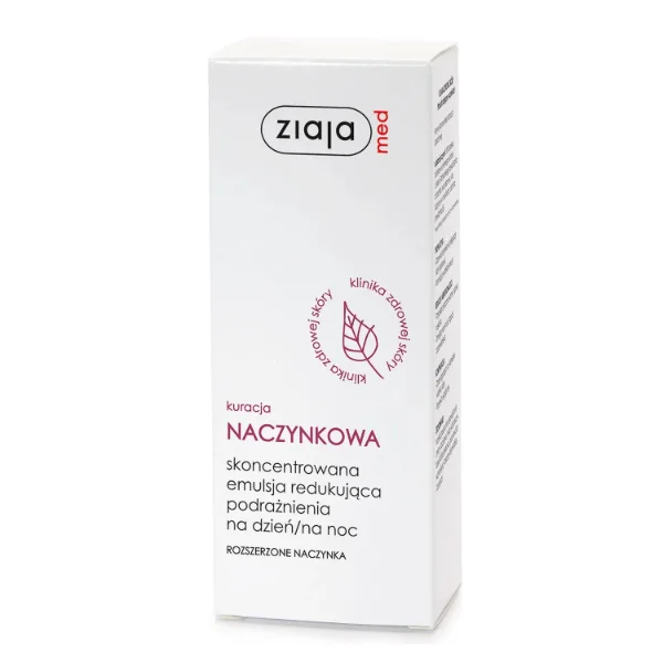 Ziaja Med Kuracja naczynkowa, emulsja redukująca podrażnienia, 30 ml