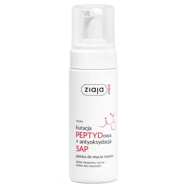 Ziaja Med, kuracja peptydowa, pianka do twarzy, 150 ml