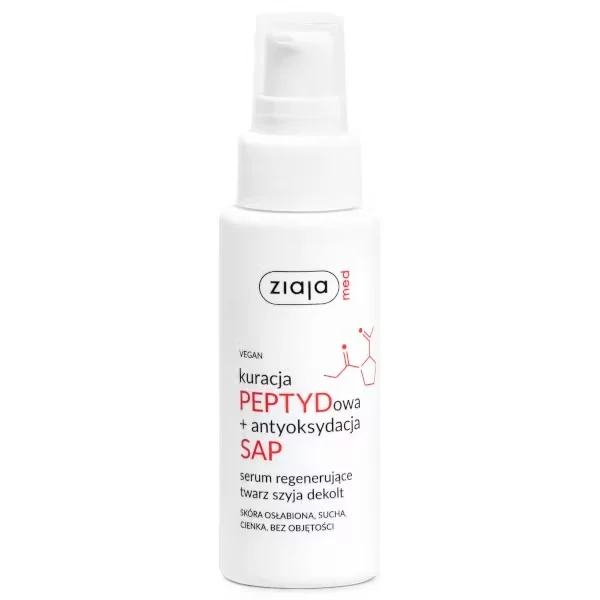 Ziaja Med, kuracja peptydowa, serum regenerujące do twarzy, 50 ml