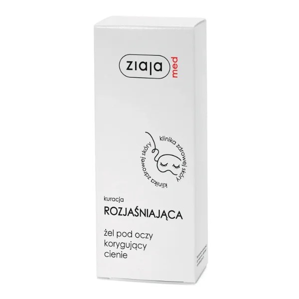 Ziaja Med Kuracja rozjaśniająca, żel pod oczy korygujący cienie, 15 ml