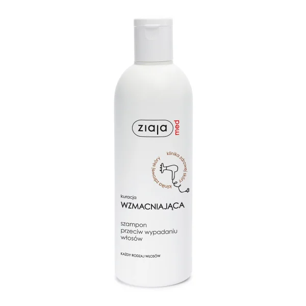 Ziaja Med Kuracja wzmacniająca, szampon przeciw wypadaniu włosów, 300 ml