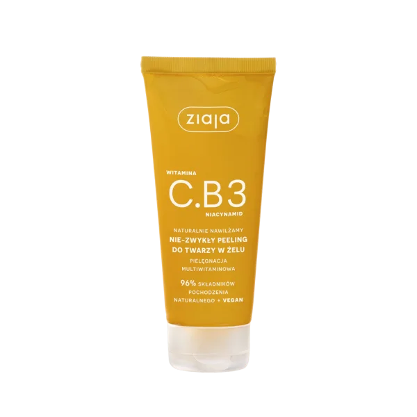 Ziaja Witamina C.B3 Niacynamid, nie-zwykły peeling do twarzy w żelu, 100 ml