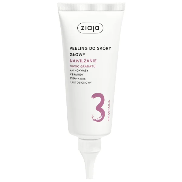 Ziaja Nawilżanie Owoc Granatu, peeling do skóry głowy, 100 ml