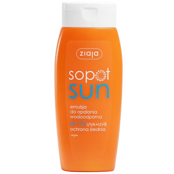 Ziaja Sopot Sun, emulsja do opalania SPF 15, 150 ml