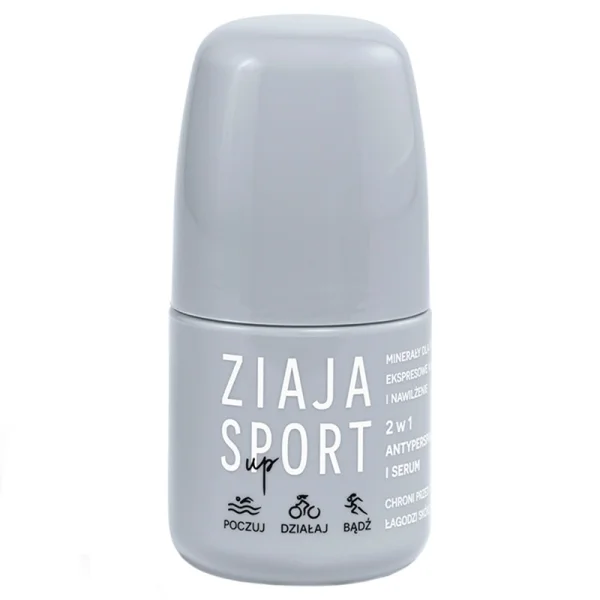 Ziaja Sport Up, antyperspirant i serum 2w1, 60 ml
