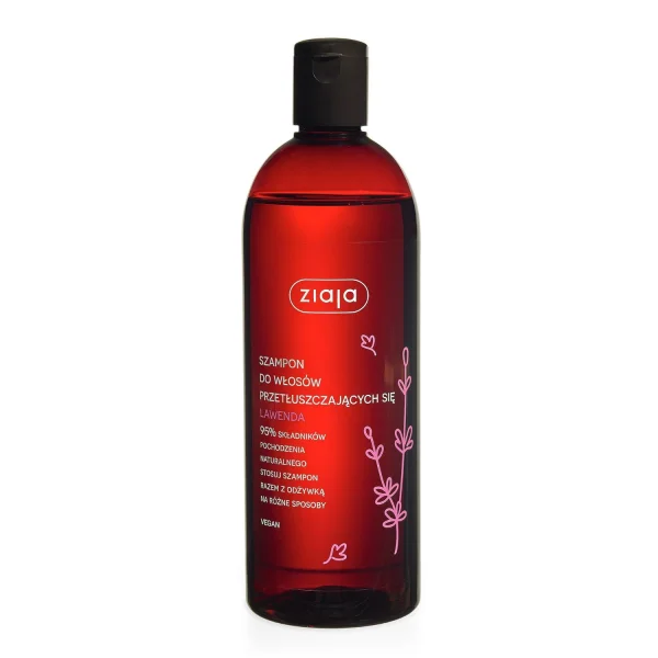 Ziaja, szampon do włosów przetłuszczających się, lawendowy, 500 ml