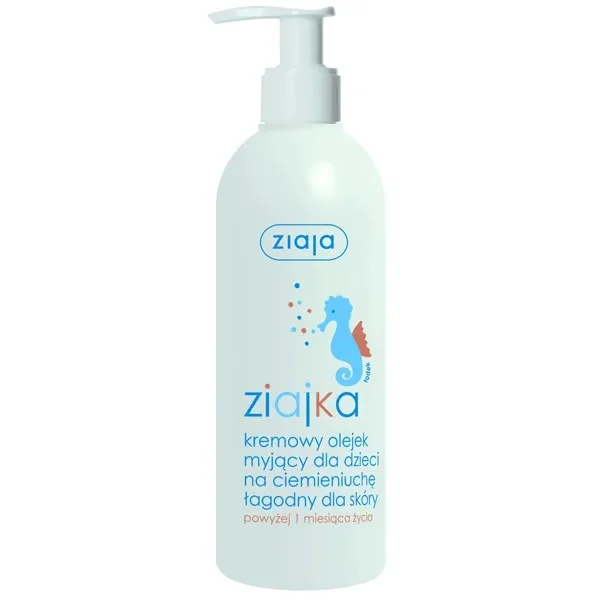 Ziajka, kremowy olejek myjący na ciemieniuchę, powyżej 1 miesiąca życia, 300 ml