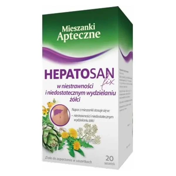 Herbapol Mieszanki Apteczne Hepatosan fix, 2 g x 20 saszetek