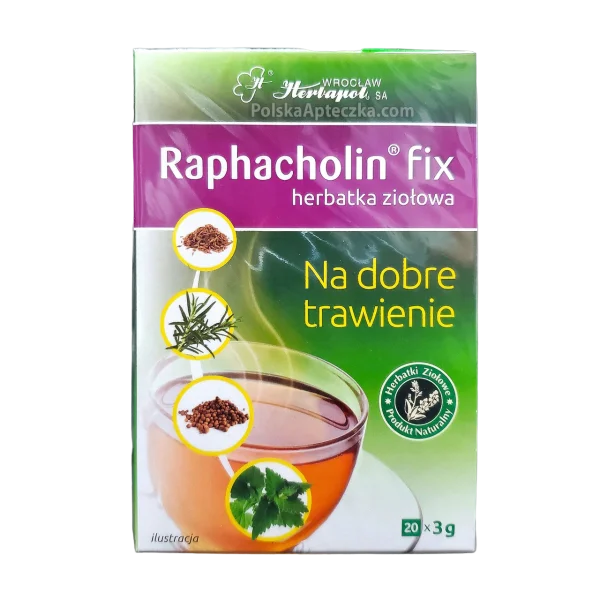 Herbapol Raphacholin fix, herbatka ziołowa, 3 g x 20 saszetek