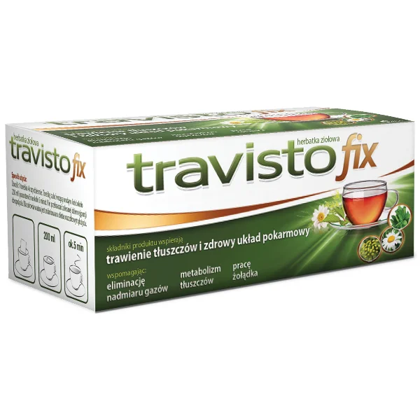 Travisto Fix, herbatka ziołowa, 1,5 g x 20 saszetek