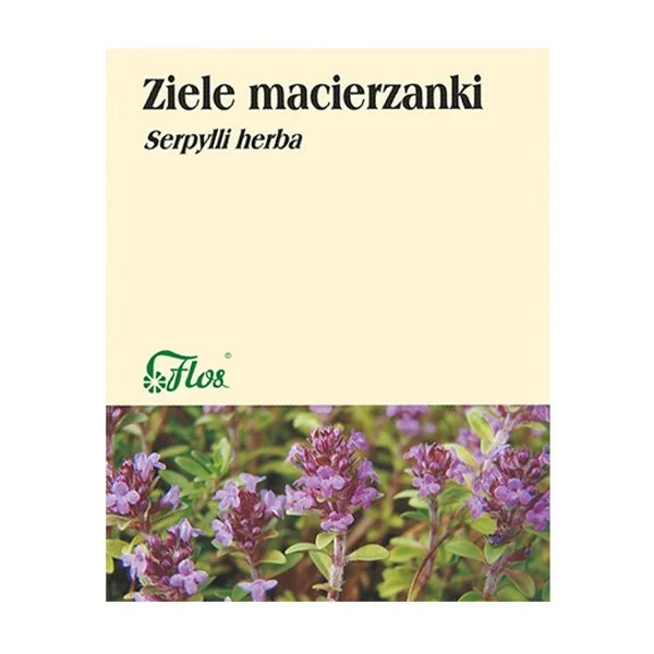 Flos, Ziele macierzanki 1 g/ 1 g, zioła do zaparzania, 50 g