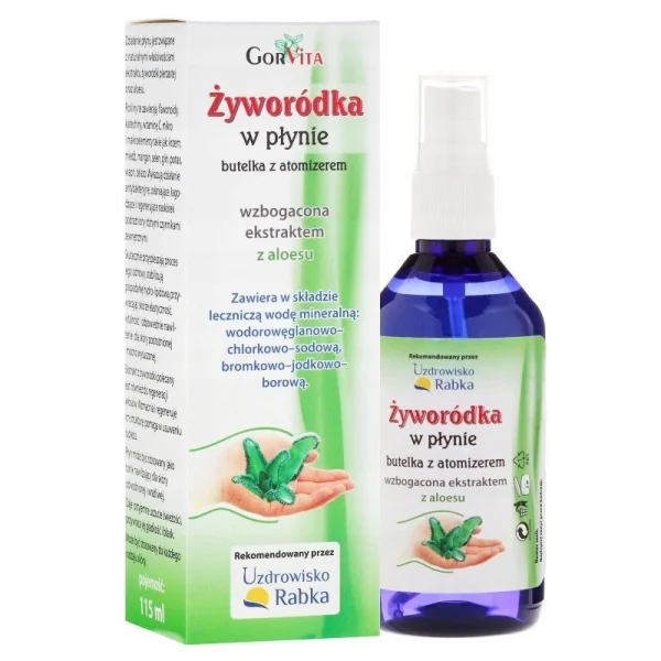 GorVita, żyworódka w płynie wzbogacona ekstraktem z aloesu, 115 ml