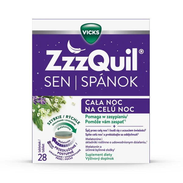 ZzzQuil Sen Cała Noc, 28 tabletek