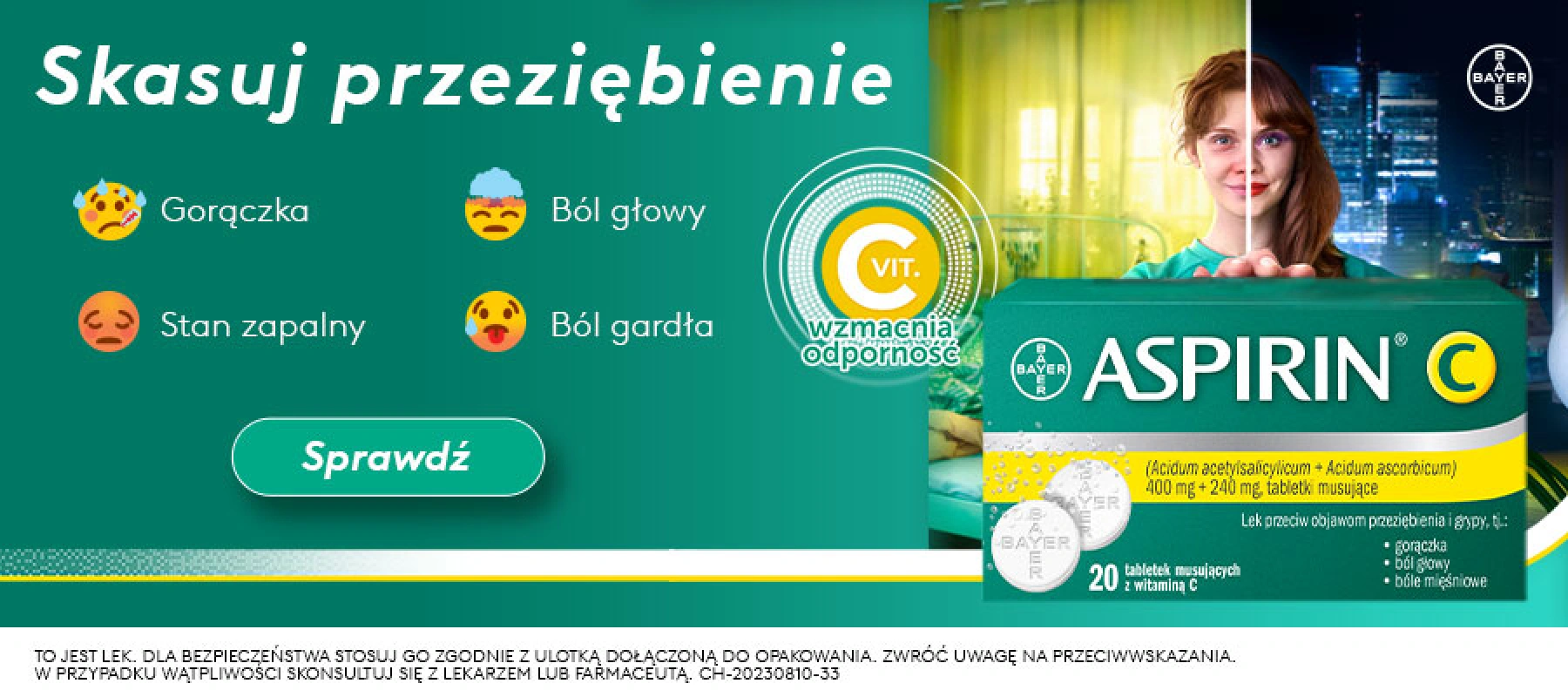 ASPIRIN NA PRZEZIĘBIENIE