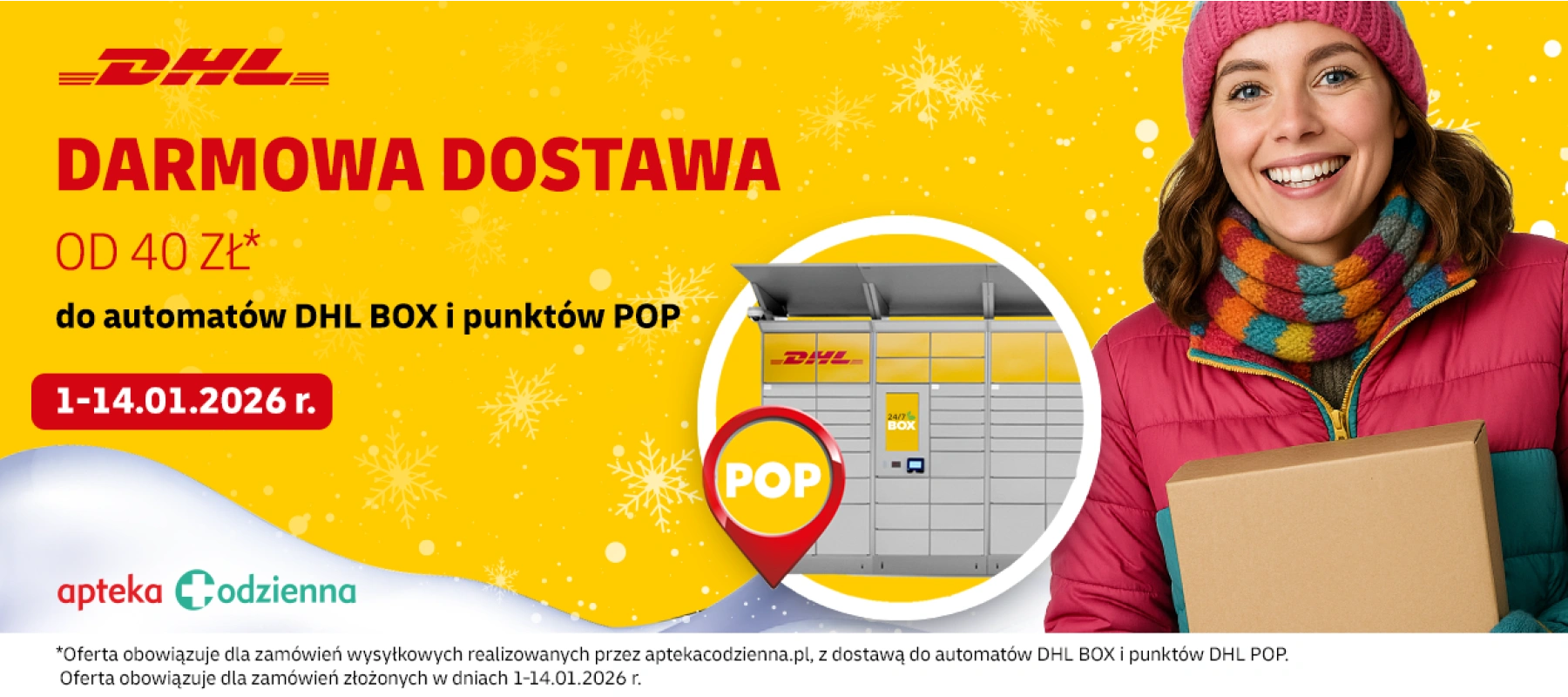 DHL DARMOWA DOSTAWA